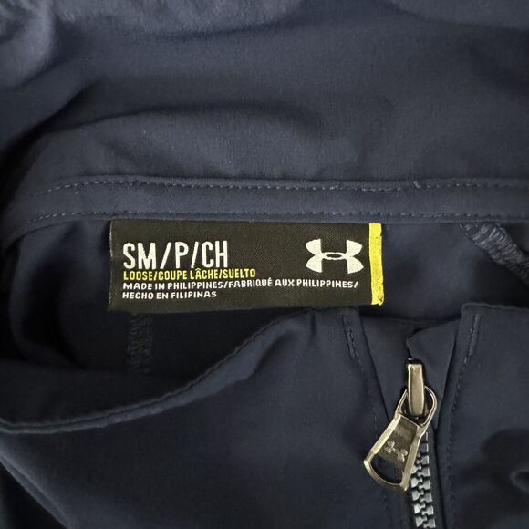 Under Armour Jacket Mens Small Navy Notre Dame Sportswear Fandom Athleisure - Picture 8 of 11